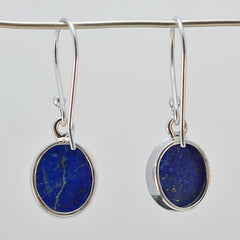 Florencia Blue Gemstone Dangle Earrings for Everyday Glam