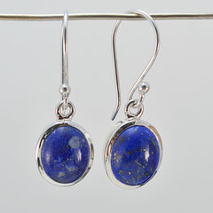 Florencia Blue Gemstone Dangle Earrings for Everyday Glam
