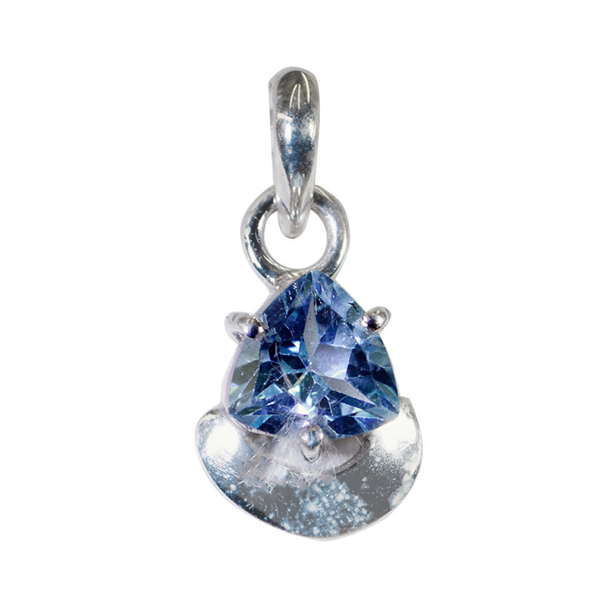 Sofía Blue Gemstone Pendant for Gift – Elegant Jewelry Blue Topaz Blue Blue