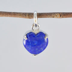 Gabriela Blue Gemstone Pendant in Heart Shape