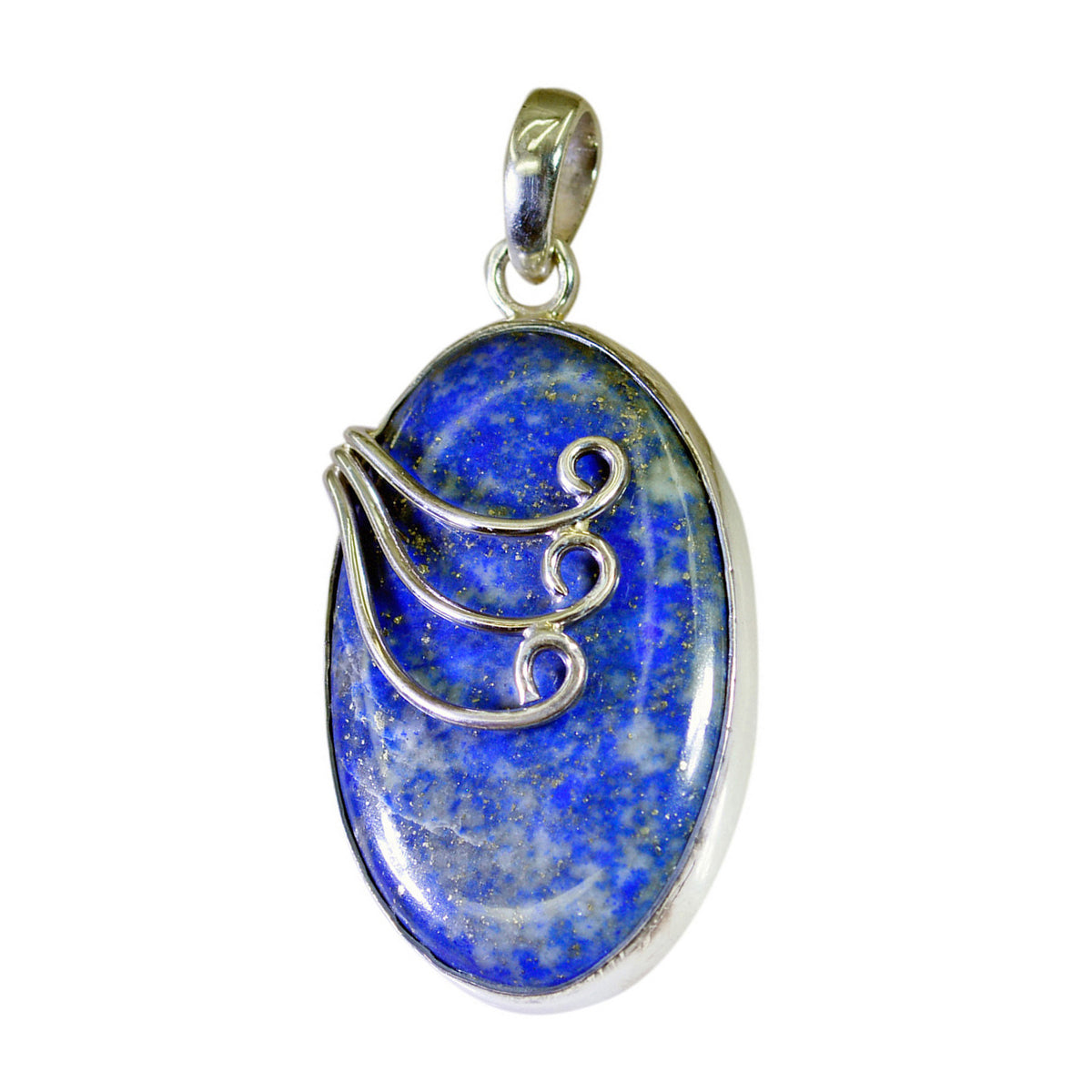 Cecilia Blue Gemstone Pendant for Daily Glamour Lapis Lazuli Blue Blue