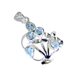 Natalie Blue Gemstone Pendant for Everyday Glam
