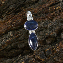 Evelyn Blue Gemstone Pendant for Everyday Elegance