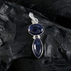 Evelyn Blue Gemstone Pendant for Everyday Elegance