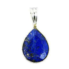 Ana Blue Gemstone Pendant - Stunning Everyday Jewelry Lapis Lazuli Blue Blue