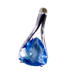 Bianca Blue Heart Pendant Necklace for Everyday Glam