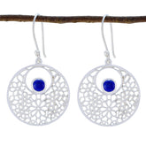 Julieta Blue Solitaire Dangle Earrings for Every Occasion Lapis Lazuli Blue Dangle