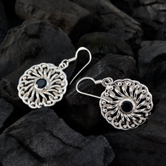 Camilla Blue Solitaire Dangle Earrings for Stylish Look