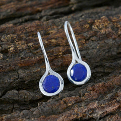 Isla Blue Solitaire Dangle Earrings for Stylish Looks