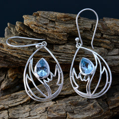 Joaquina Blue Solitaire Dangle Earrings for Every Occasion