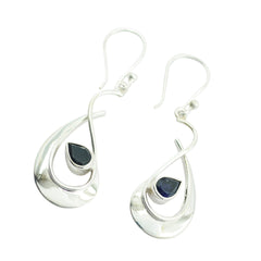 Sophia Blue Solitaire Dangle Earrings for Glam Looks