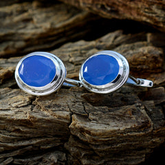 Ying Blue Solitaire Stud Earrings for Everyday Glam