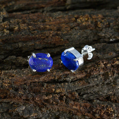 Addison Blue Solitaire Stud Earrings for Stylish Look