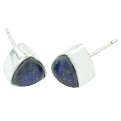 Natalia Blue Solitaire Stud Earrings for Everyday Glam