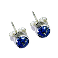 Micaela Blue Solitaire Stud Earrings for Everyday Glam