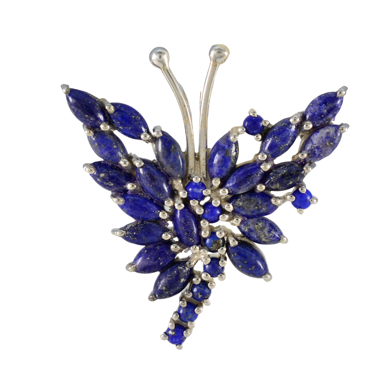 Agnes Blue Glamorous Statement Pendant Lapis Lazuli Blue Blue