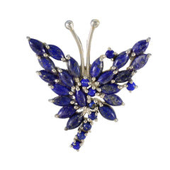Agnes Blue Glamorous Statement Pendant Lapis Lazuli Blue Blue