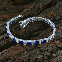 Aurora Blue Tennis Bracelet for Chic Everyday Wear