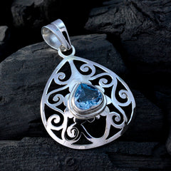 Agnes Blue Vintage Slim Pendant