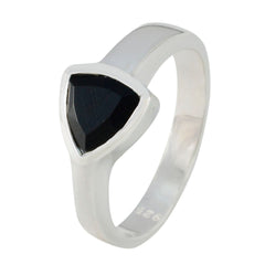 Zazlle Boho Black Solitaire Ring - Stylish & Chic