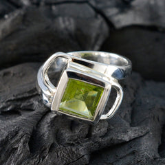 Zazlle Boho Green Solitaire Ring for Everyday Glam