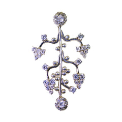 Isabel Bridal Essential Pendant Jewelry with Sparkling Crystals White CZ White White