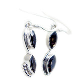 Ha-eun Brown Dangle Earrings India for Chic Style Smoky Quartz Brown Dangle