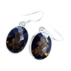 Hana Brown Dangle Earrings for Chic Style