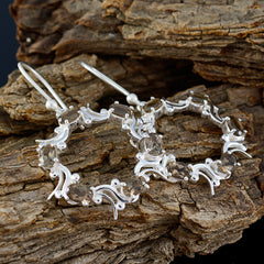 Milagros Brown Dangle Earrings with Elegant Design