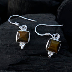 Mariana Brown Dangle Earrings with Stylish Design