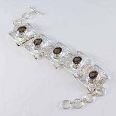 Sofia Brown Gemstone Tennis Bracelet for Glam Style