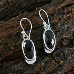 Jia Brown Solitaire Dangle Earrings for Everyday Glam