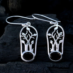 Sophia Brown Solitaire Dangle Earrings for Everyday Glam