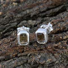 Nayara Brown Solitaire Stud Earrings for Any Occasion