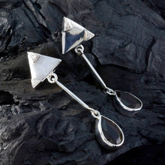 Wen Brown Stud Earrings with Elegant Drop Design