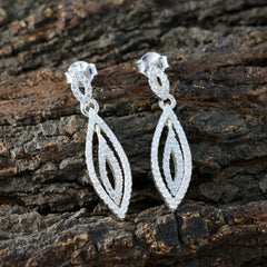 Bruna White Dainty Earrings for Every Occasion