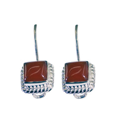 Camilla Red Dangle Earrings for Bold Fashion Statements Red Onyx Red Dangle