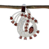 Camilla Red Love Pendant with Sparkling Gemstones Garnet Red Red