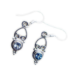 Carla Blue Dangle Earrings - Chic and Stylish Design