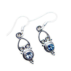 Carla Blue Dangle Earrings - Chic and Stylish Design