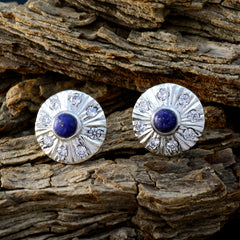 Carla Blue Stud Earrings for Glam Everyday Wear