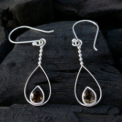 Carla Brown Earrings India - Elegant Drop Design