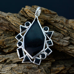 Carolina Black Statement Pendant for Bold Styling