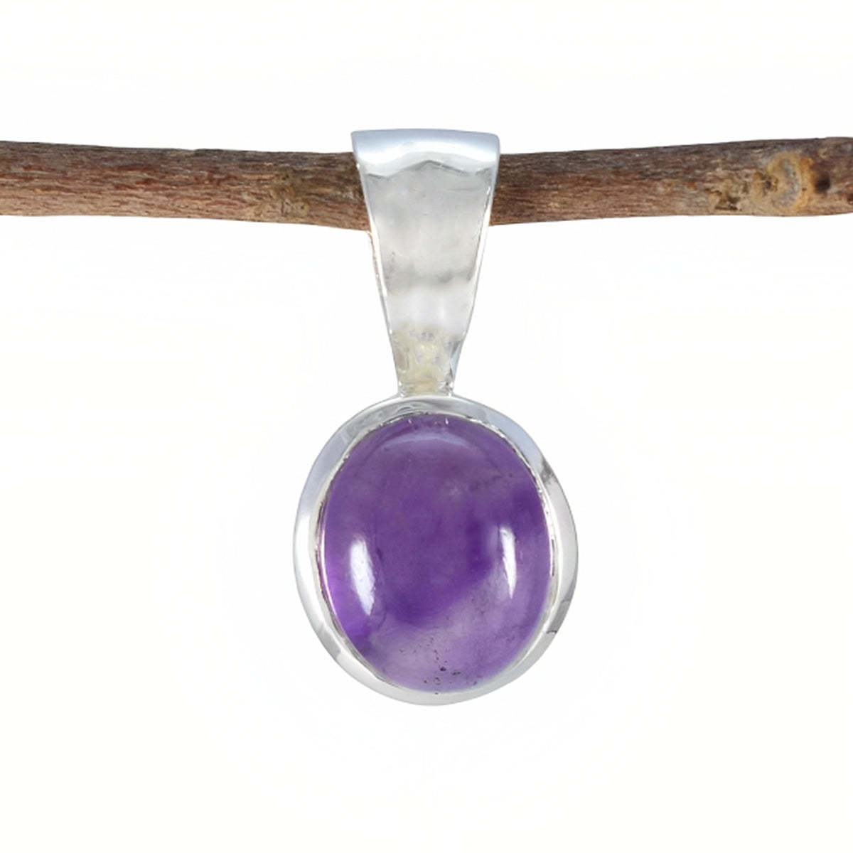 Carolina Bubble Pendant - Amethyst Silver Jewelry Amethyst Purple Purple