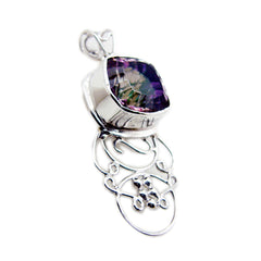 Carolina Rope-Wire Jewelry Amethyst Pendant