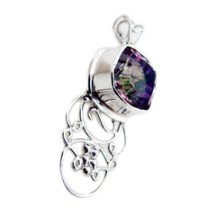 Carolina Rope-Wire Jewelry Amethyst Pendant