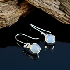 Carolina White Dangle Earrings for Everyday Glam