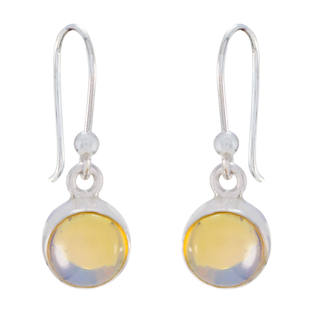 Carolina White Dangle Earrings for Everyday Glam Opal White Dangle