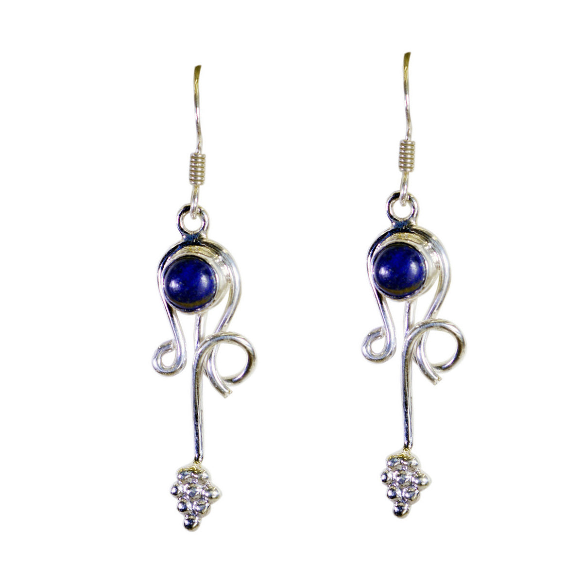 Cecilia Blue Dangle Earrings for Everyday Elegance Lapis Lazuli Blue Dangle