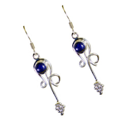 Cecilia Blue Dangle Earrings for Everyday Elegance